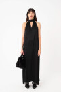 VESTIDO ARRUGADO Negro