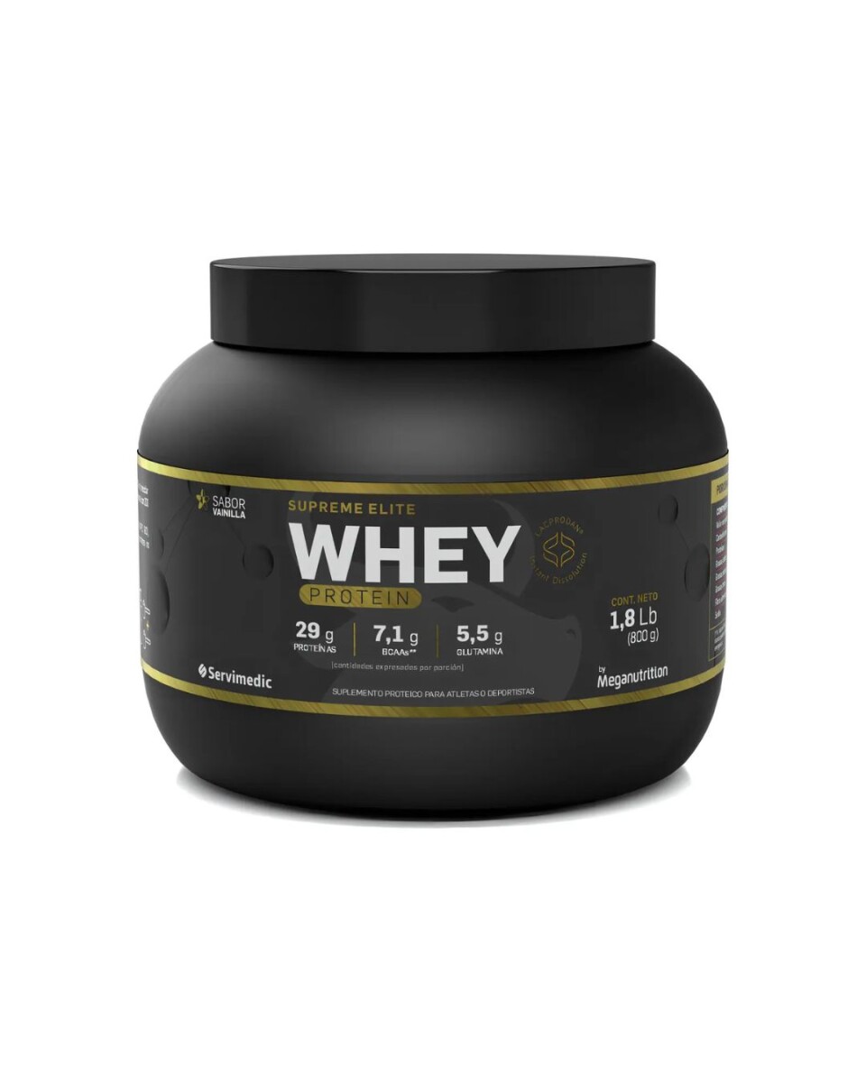 Whey Protein, 800g Servimedic - Vainilla 