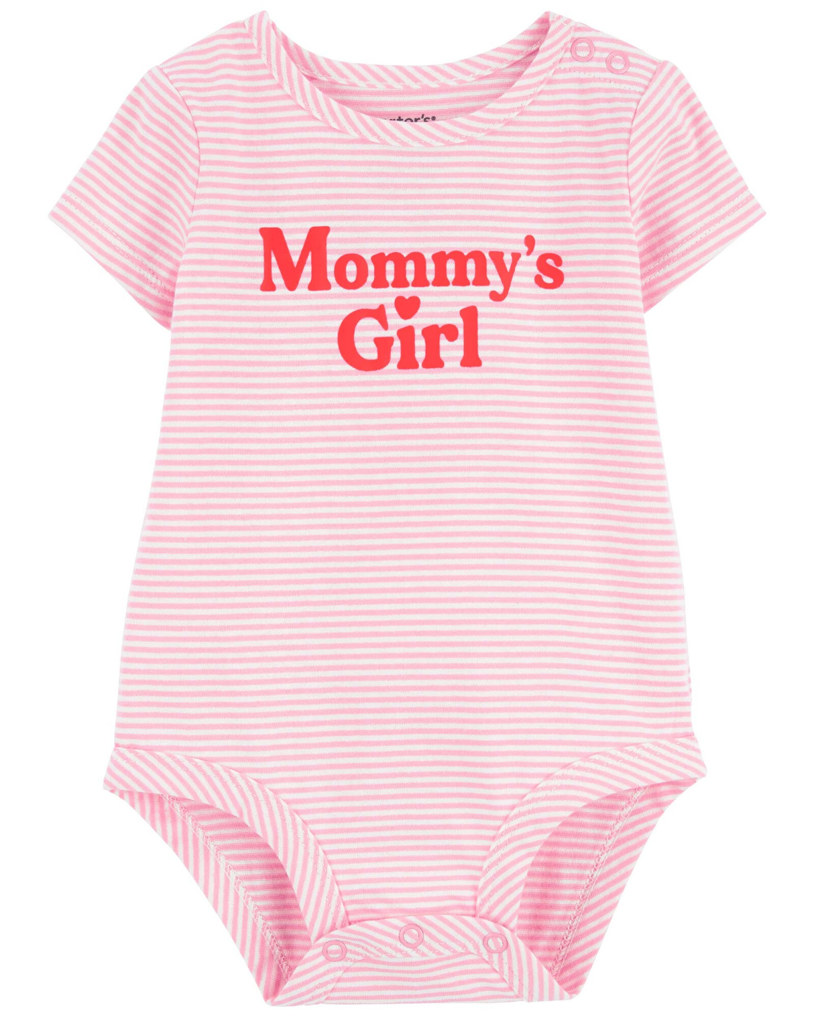Body de algodón manga corta estampa Mommy's girl Body de algodón manga corta estampa Mommy's girl
