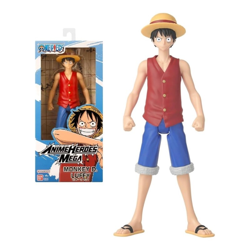 Bandai Anime Heroes Mega One Piece Monkey D. Luffy 30 cm articulada Bandai Anime Heroes Mega One Piece Monkey D. Luffy 30 cm articulada