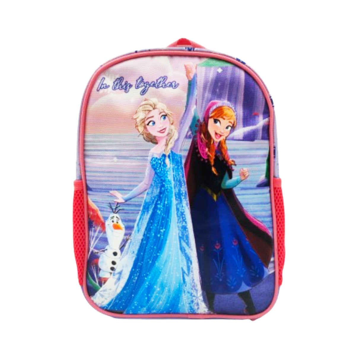 Mochila Infantil Frozen Tafeta 30 x 23 cm - LILA 
