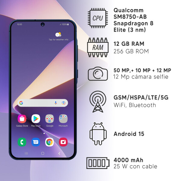 Samsung S25 12/256 Gb 5g + regalo AZUL