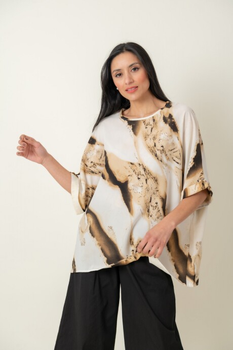 BLUSA RAICES Beige