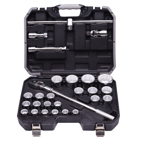 JUEGO DE DADOS ENC 3/4 CON VALIJA 27PZS INDUSTRIAL HARDEN ++ Sin color