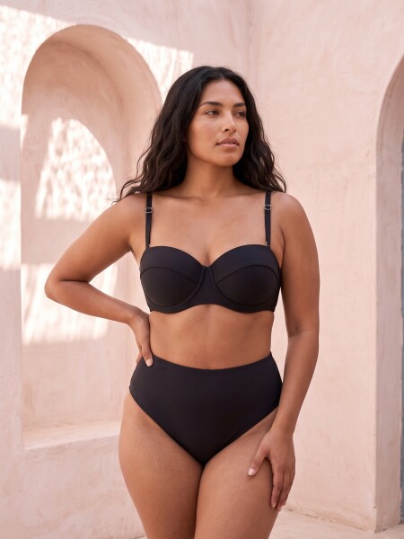 BIKINI TIRO ALTO NEGRO