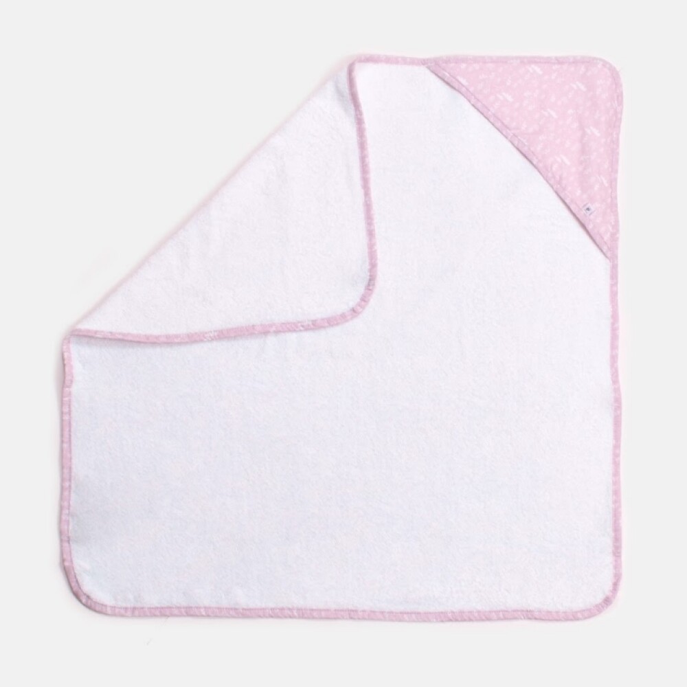 Toalla con Capucha 80x80 Bosque Rosa
