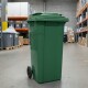 Tarro de residuos con ruedas 120 lts VERDE