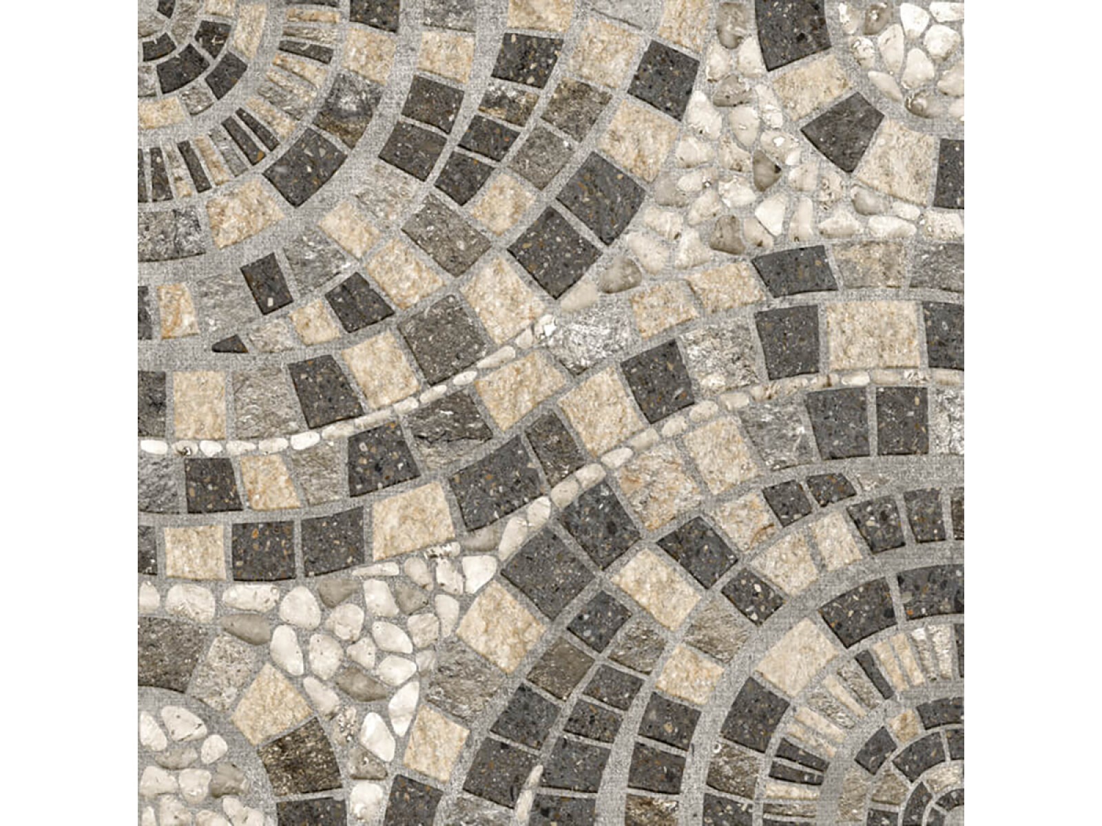Ceramica Piso Antideslizante Gris Piedras Exterior 56X56 