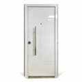 PUERTA SEMI BLINDADA DOBLE CHAPA CON BARRAL REDONDO DERECHA - BLANCA PUERTA SEMI BLINDADA DOBLE CHAPA CON BARRAL REDONDO DERECHA - BLANCA