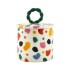 QR148-01175 Frasco De Ceramica Con Tapa Que Rico - Terrazzo