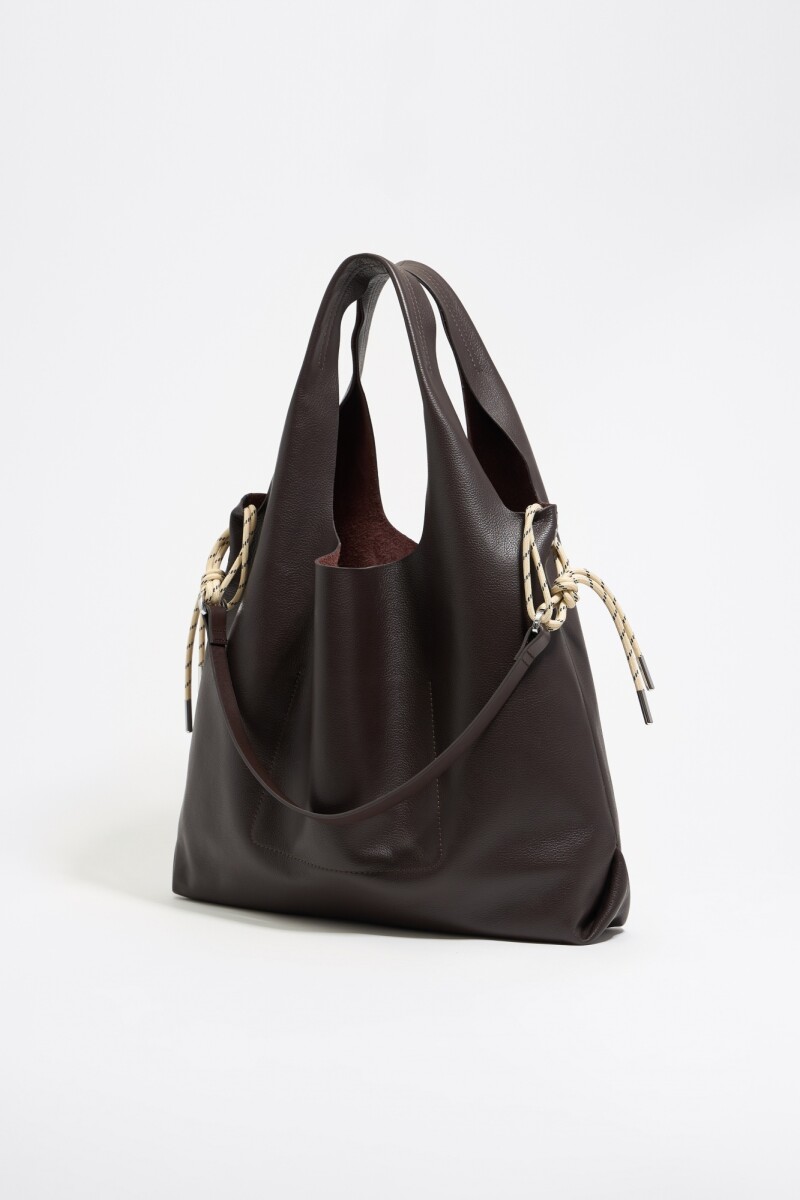 BOLSO PAPER L Marron