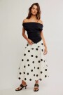 FALDA BETTY DROPWAIST Marfil