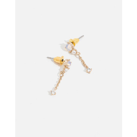 Aros Con Cubic Zirconia Dorado