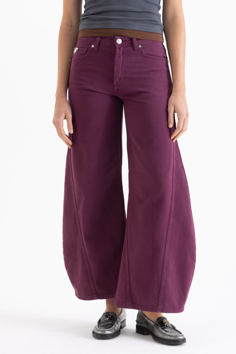 PANTALON FLAME Bordo