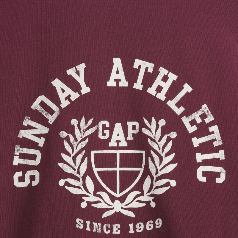 GRAPHICS - SS EDITOR TEE SUNDAY ATHLETIC TUSCAN RED