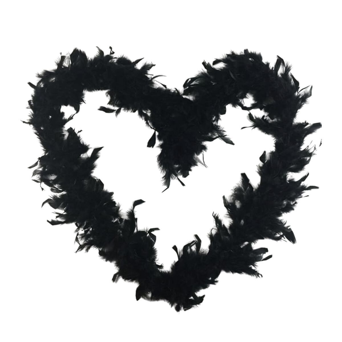 Boa De Plumas - Negro 