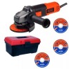 Amoladora Black & Decker 820 + Discos Y Caja Herramientas Amoladora Black & Decker 820 + Discos Y Caja Herramientas