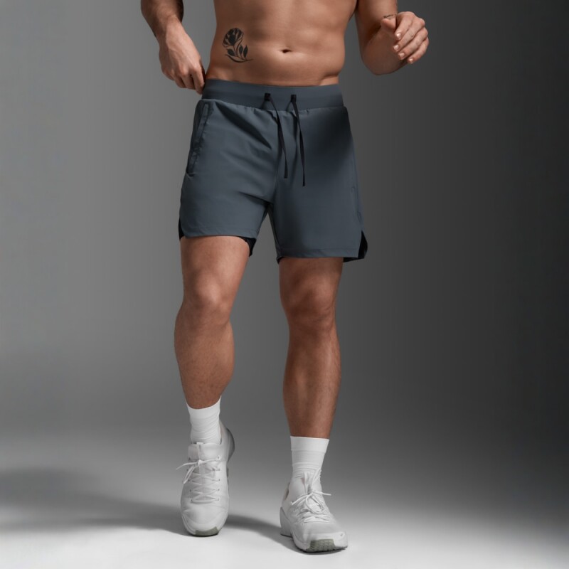 Short Training Motion 2-in-1 5 Inch Short Hombre Turbulence/black
