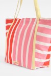 Bolso rayado multicolor