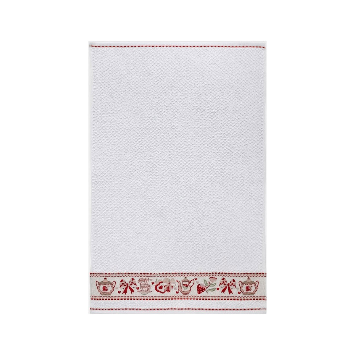 Repasador Dohler Jacquard Bord Vida 45 cm x 70 cm - Frutillas 
