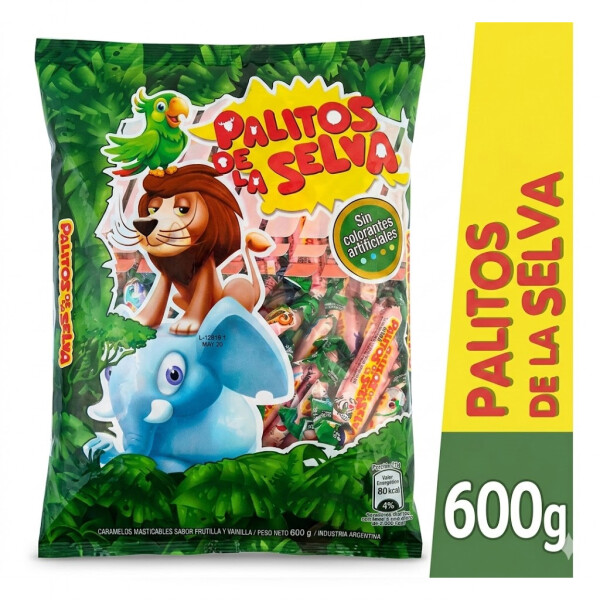 Caramelos Masticables Palitos De La Selva Sabores Surtido Caramelos Masticables Palitos De La Selva Sabores Surtido