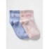 V-LOGO QTR CREW SOCK 2PK Pink Miscellaneous