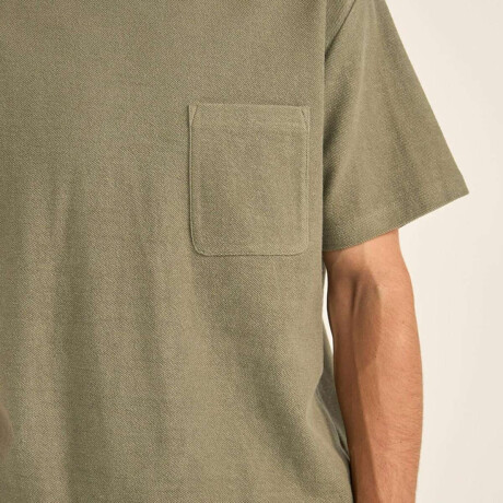 Remera Rhythm Contrast Vintage Terry Verde