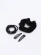 COLEROS Y SAPITOS PACK X 8 NEGRO
