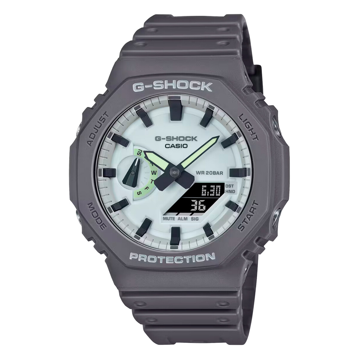 Reloj G-Shock Ga2100Hd-8Adr En Resina Gris 