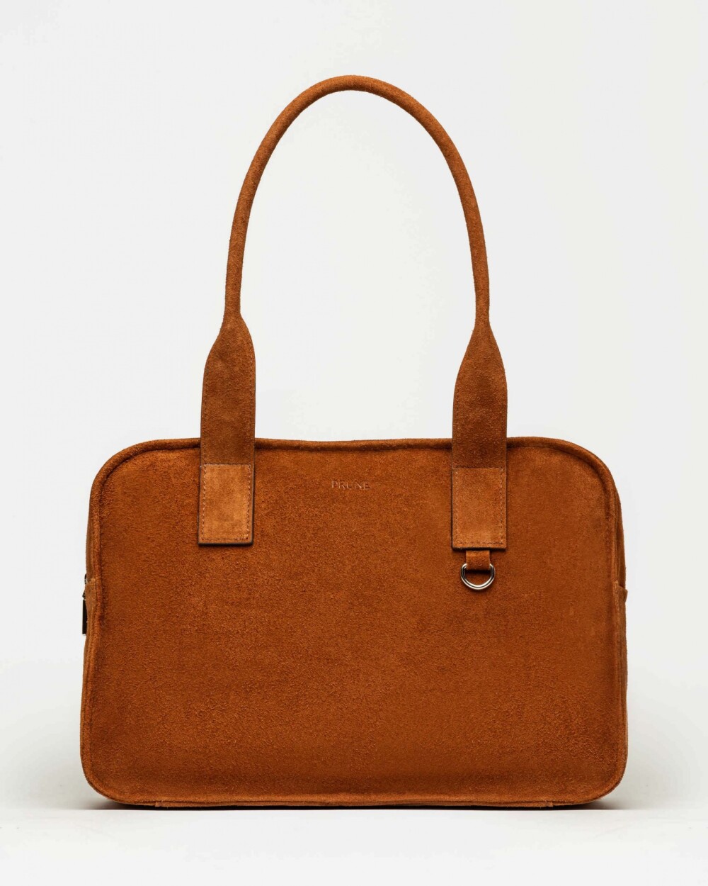 Bolso Capri en cuero gamuza Oxido