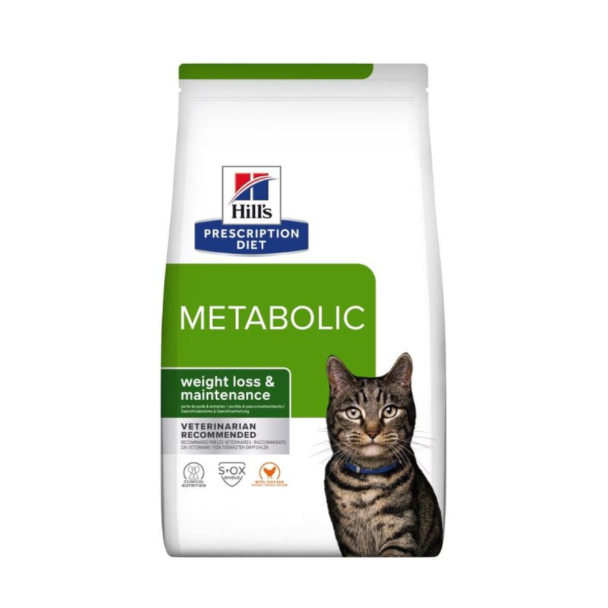 HILLS PD FELINE METABOLIC 1.8 KG - Hills Pd Feline Metabolic 1.8 Kg 