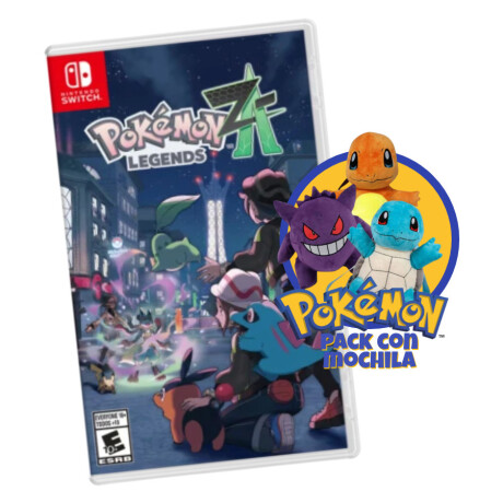 Pack Pokémon Legends: Z-A + Mochila a elección Pack Pokémon Legends: Z-A + Mochila a elección