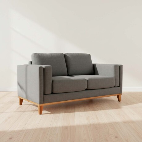 SILLÓN 2 CUERPOS TELA-PREMIUM GRIS LUXOR PREMIUM EASY CLEAN GRIS OSC