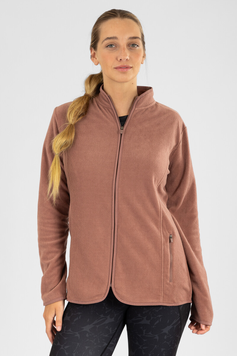 Campera polar mujer pink antique Rosa antique