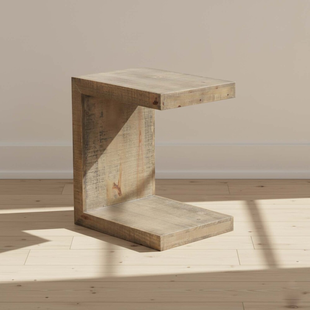 MESA AUXILIAR DE LIVING MADERA NATURAL-BEIGE CLEO NATURAL