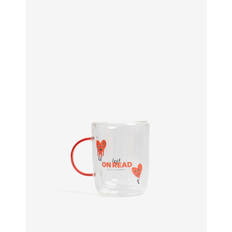 Taza De Vidrio Broken Hearts Combinacion Tricolor