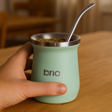 MATE ACERO INOXIDABLE BRIO VERDE MATE ACERO INOXIDABLE BRIO VERDE