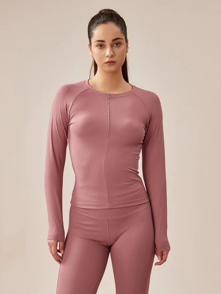 REMERA PALMA ROSA OSCURO