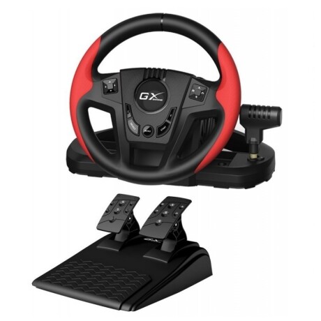 Volante Genius Speedmaster con Vibracion, Pedales y Cambios 001