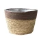 Maceta Seagrass Marron