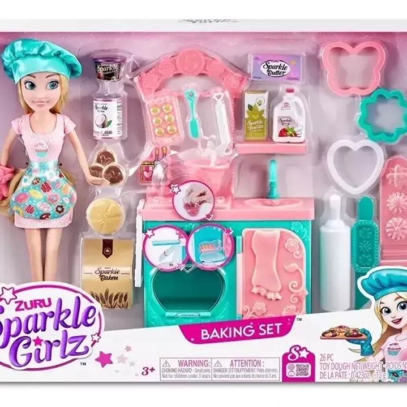 Muñeca Sparkle Girlz. Set Reposteria Con Accesorios Muñeca Sparkle Girlz. Set Reposteria Con Accesorios