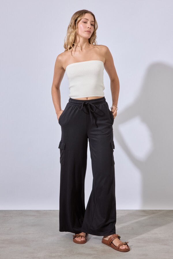 Pantalon Cargo NEGRO