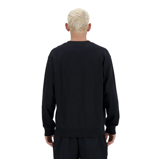 Buzo New Balance Small Logo French Terry - Negro Buzo New Balance Small Logo French Terry - Negro