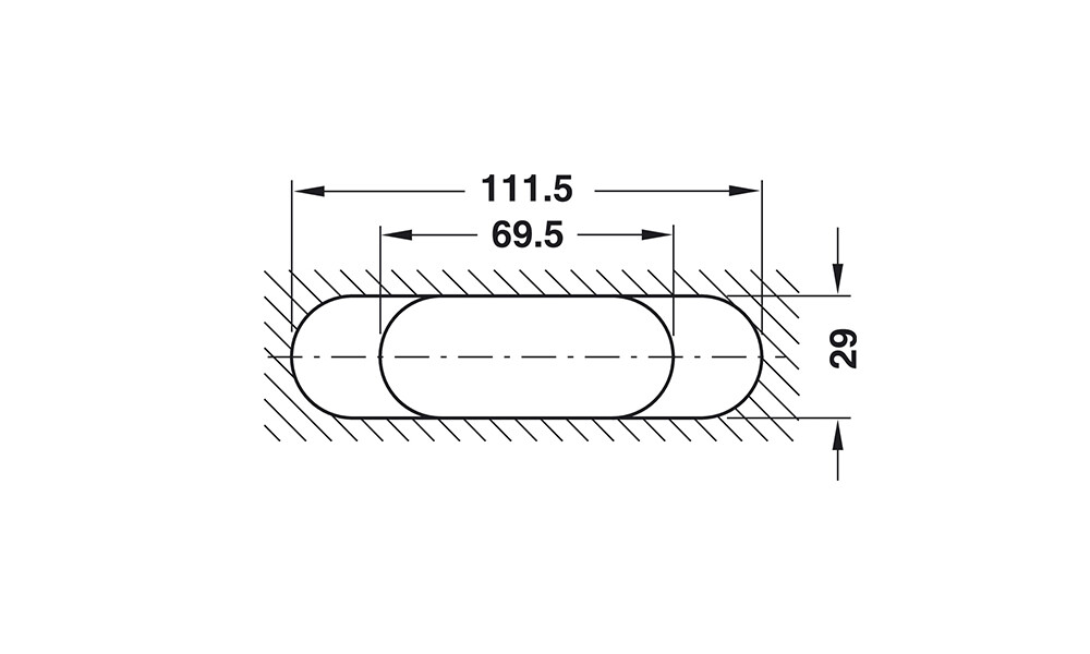 Bisagra oculta para puerta 927.91.750 Bisagra Oculta Para Puerta 927.91.750