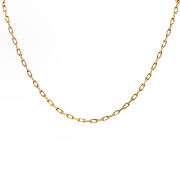 Cadena oro Force fina -Oro bajo -Sin Piedra-CD8077 Sinpiedra