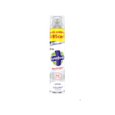 Lysoform Aerosol Original 495 Ml. Lysoform Aerosol Original 495 Ml.