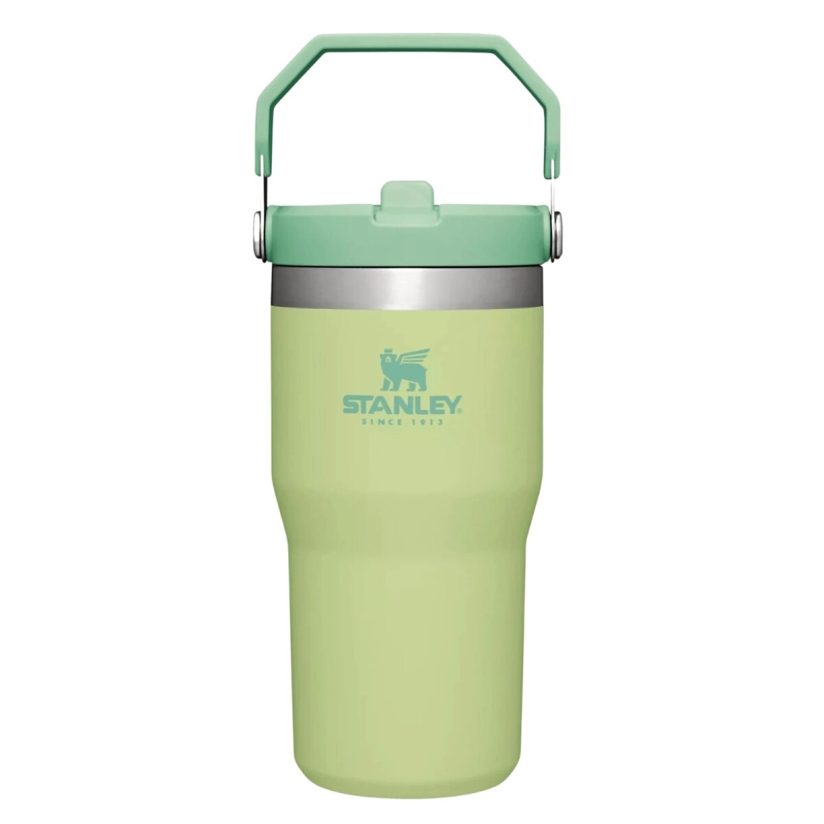 JARRA STANLEY TERMICA CLASSIC FLIP STRAW TUMBLER VERDE CLARO 590ML 