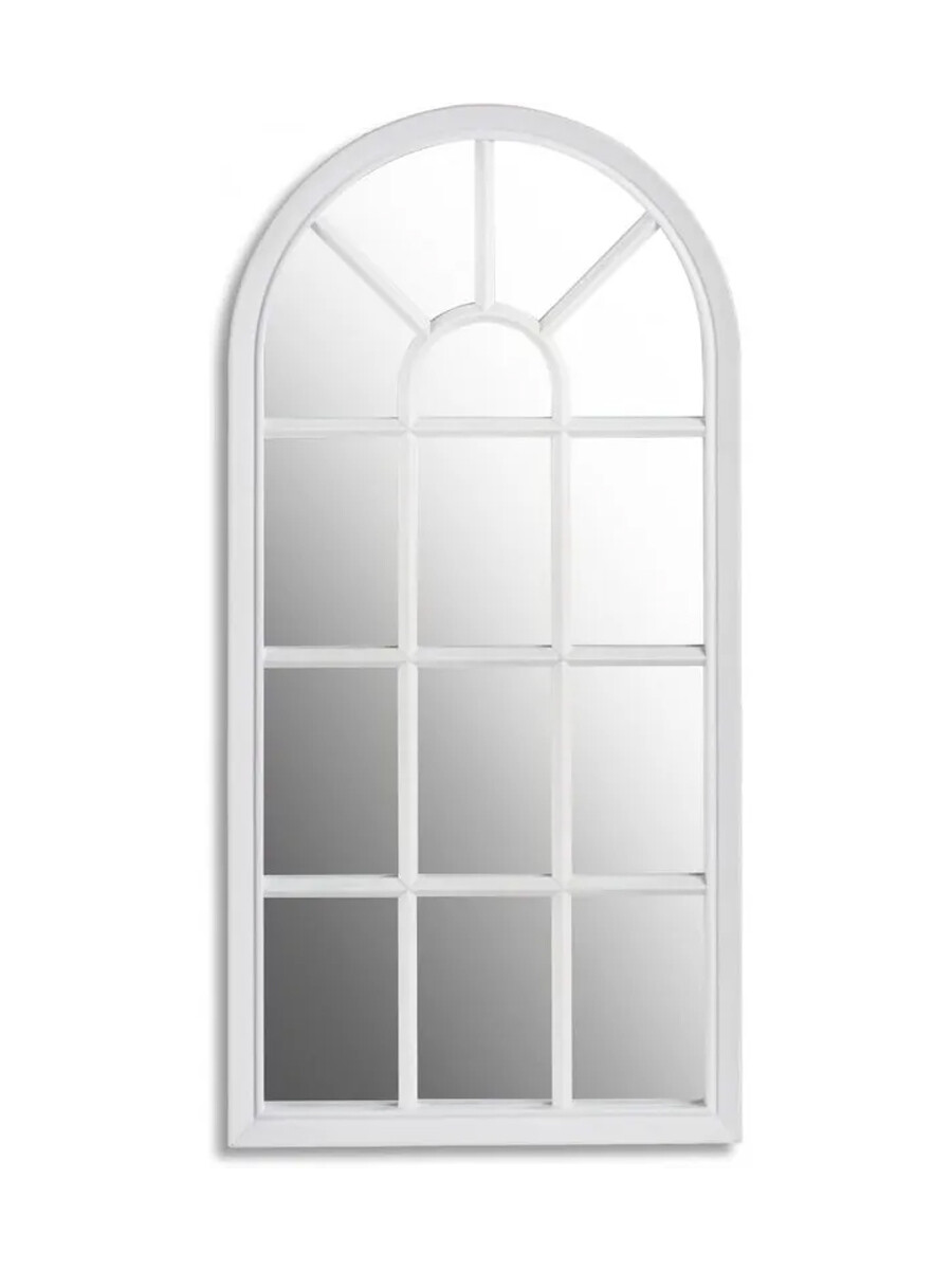 ESPEJO VENTANA CURVO - BLANCO 