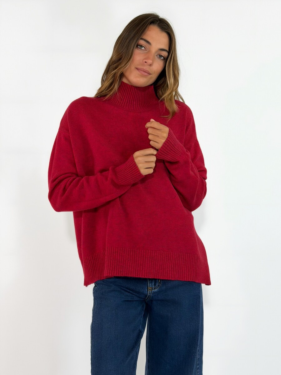 SWEATER EBRO - ROJO 