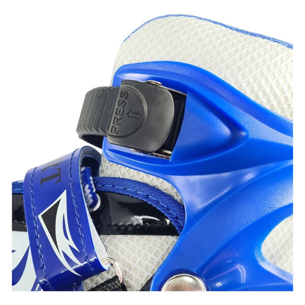 Patines Rollers Extensibles Calidad Colores Infantil Niños Variante Color Azul Talle 39-42 (L)